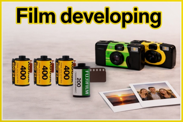 Film developing by post with Speedy Prints